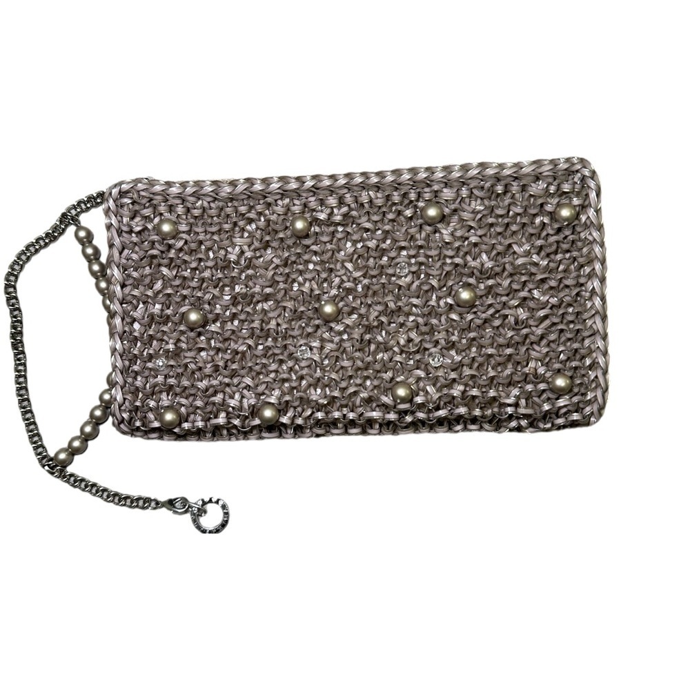 ANTEPRIMA Wire Pearl Zip Wallet Wrislet